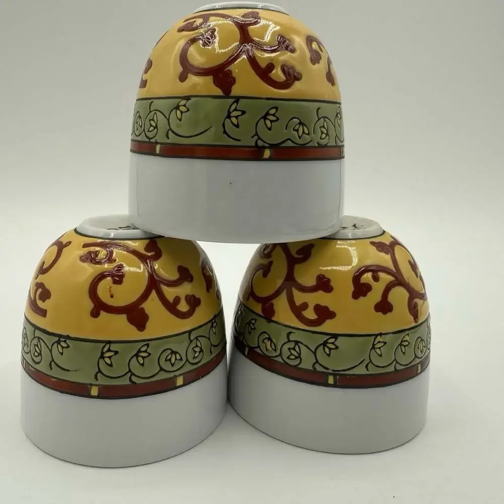 Vintage Pier 1 Ceramic Sake Tea Cups 2.75